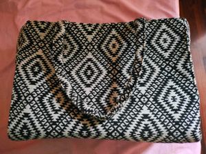 Black & White Color Tote Bag