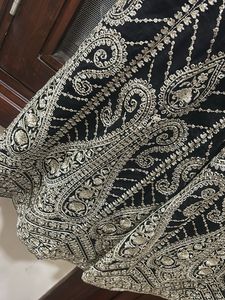 Black Embroidered Lehenga Choli
