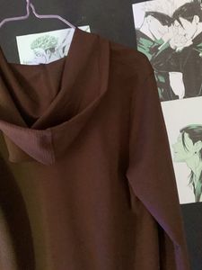 Korean Coffee Brown Hoodie