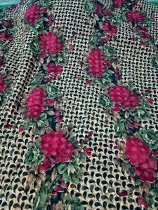 Floral Print Ethnic Saree