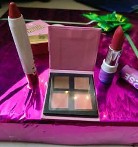 Myglam Popxo Eyeshadow Kit And Pose Hd Lipsticks