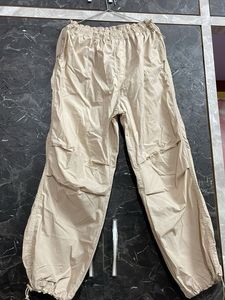 Beige Casual Pants