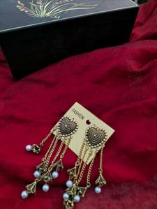 Valentine Day Special Heart Shape Designer Jhumki