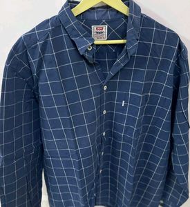 Levi's Blue Checked Shirt