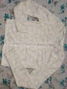 White Soft  Cardigan.