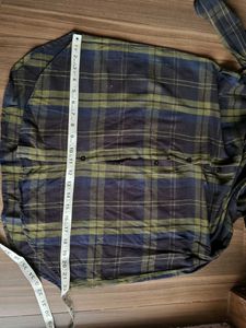 Checked Smart Open Shirt(Wear Over Style)
