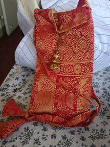 Red &amp; Gold Sling Bag