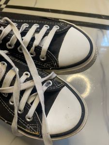 Black Canvas Sneakers