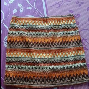 NewMe Women Multi Colour Knitted Skirt