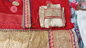 Red &amp; Gold Lehenga Choli
