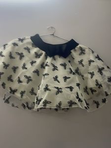 Butterfly Print Skirt