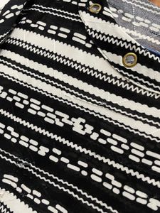 Black And White Strips Top