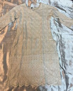 Lucknow Chikkankari Kurta Set
