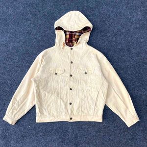 Vintage Hooded Corduroy Jacket