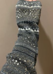 Bling Grey Knit Sweater