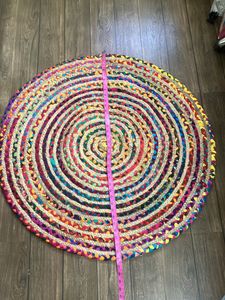 Colorful Braided Round Rug