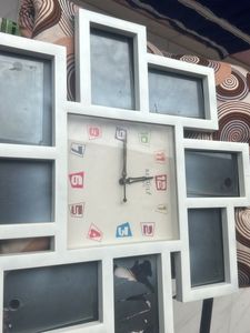 Photo Wall Clock Decor