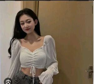 White Crop Top