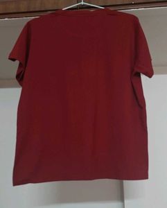 Nautica Maroon T-Shirt