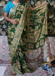Floral Print Saree