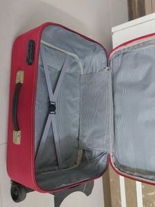 Red Suitcase &amp; Travel Bag