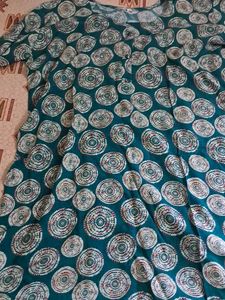 Dark Green Color Kurta