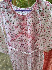 Floral Print Kurtas