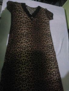 Beautyful Night Dress In Hozri Fabric