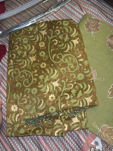 Leaf Pattern UNSTICHED Kurti set Material