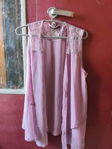 Flowy Lace Vest