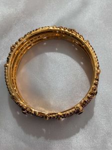 Ruby Bangles (Set of 2)