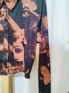 Printed Crop Top