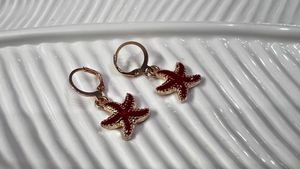 Starfish Drop Earrings