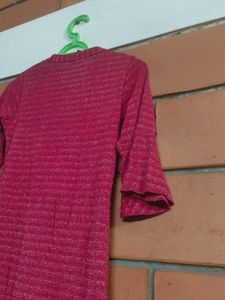 Glittery Stylish Red Top