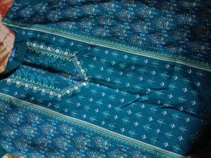 Blue Printed Kurti