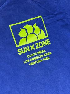 Blue Graphic Oversized T-shirt