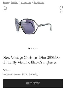 Vintage Christian Dior 2096 90Sunglasses