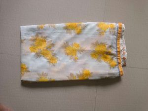 Floral Paint Saree