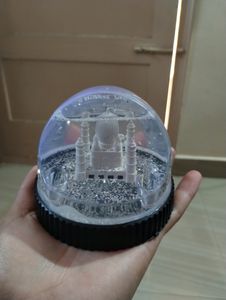 Taj Mahal Show Piece With Glitter