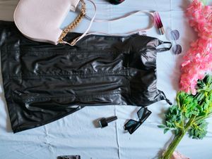 Price Drop For Now Abroad Branded Leather Dress