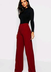 Red Boot Leg Trouser