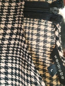 Wardrobe Brand Black And White Combination Dress