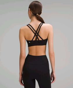 Lululemon Sports Bra Women Small Black Run And Yog