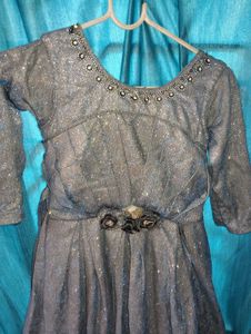 Sparkly Silver Party Dress
