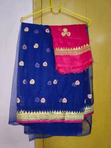 Saree With Blouse Piece