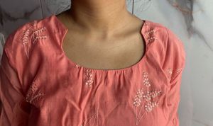 Elegant Embroidered Kurta