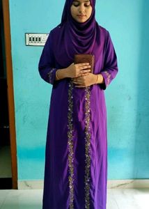 Color Abaya Open Type