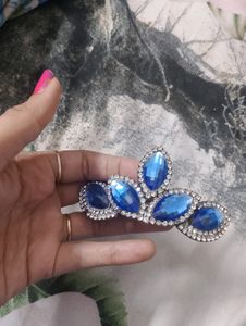 Hair Clip Girls Women Blue