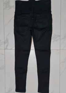 Black Slim Fit High-Rise Stretchable Jeans