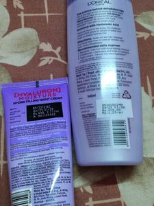 Shampoo &amp; Night Cream